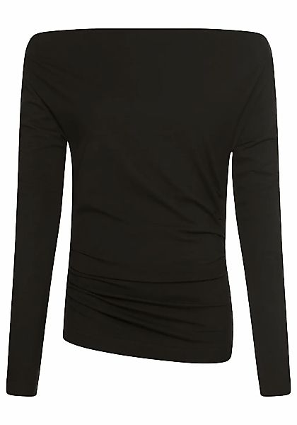 BOSS ORANGE Langarmshirt "Enili Premium Damenmode", mit Carmenausschnitt günstig online kaufen