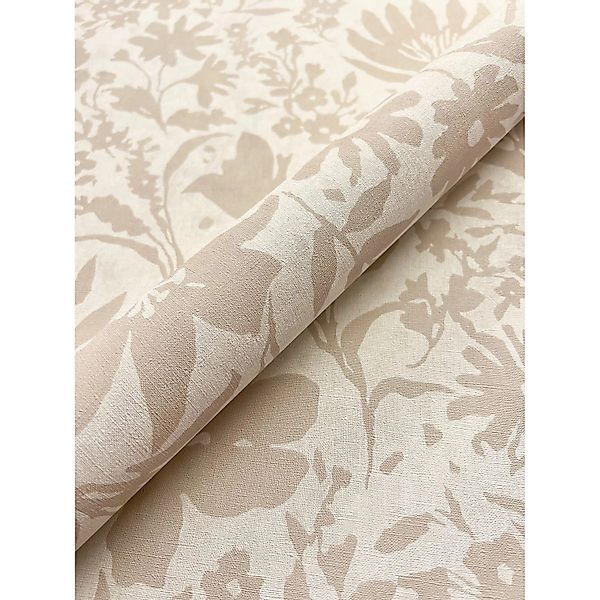 Newroom Vliestapete Narcisa Beige Blumen Floral FSC® günstig online kaufen