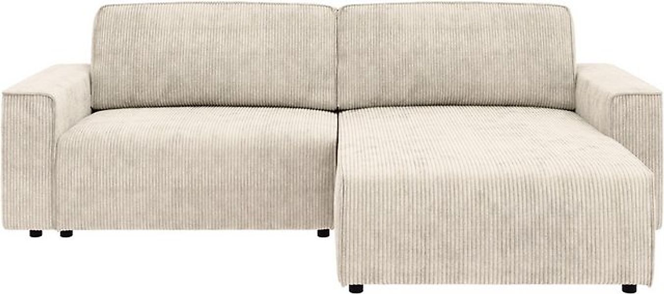 INOSIGN Ecksofa Chance, Recamiere beidseitig montierbar, Schlaffunktion, Br günstig online kaufen