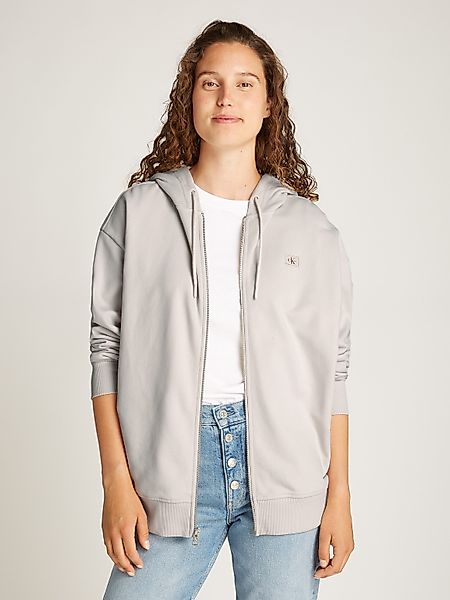 Calvin Klein Jeans Sweatjacke WOVEN LABEL günstig online kaufen