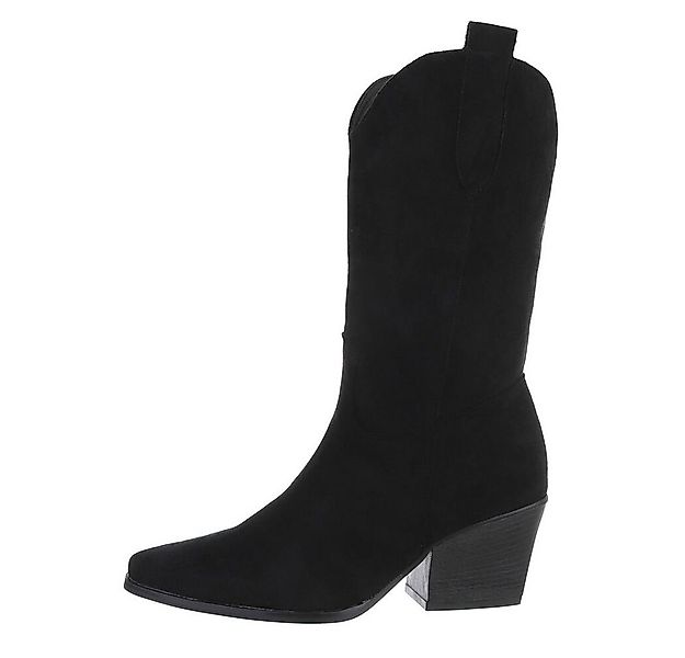 Ital-Design Damen Cowboyboots Western Westernstiefel Blockabsatz Western- & günstig online kaufen