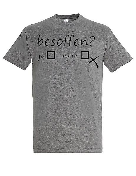 Youth Designz Print-Shirt Herren T-Shirt "Besoffen günstig online kaufen