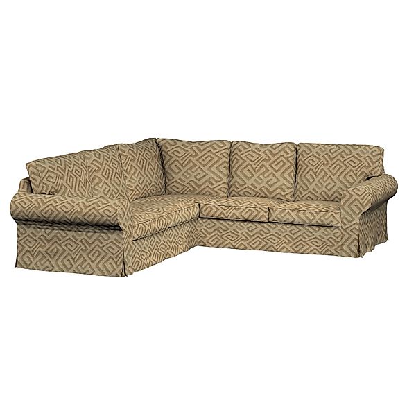 Bezug für Ektorp Ecksofa, mocca, Sofahusse für Ektorp Ecksofa, Cosy Home (1 günstig online kaufen