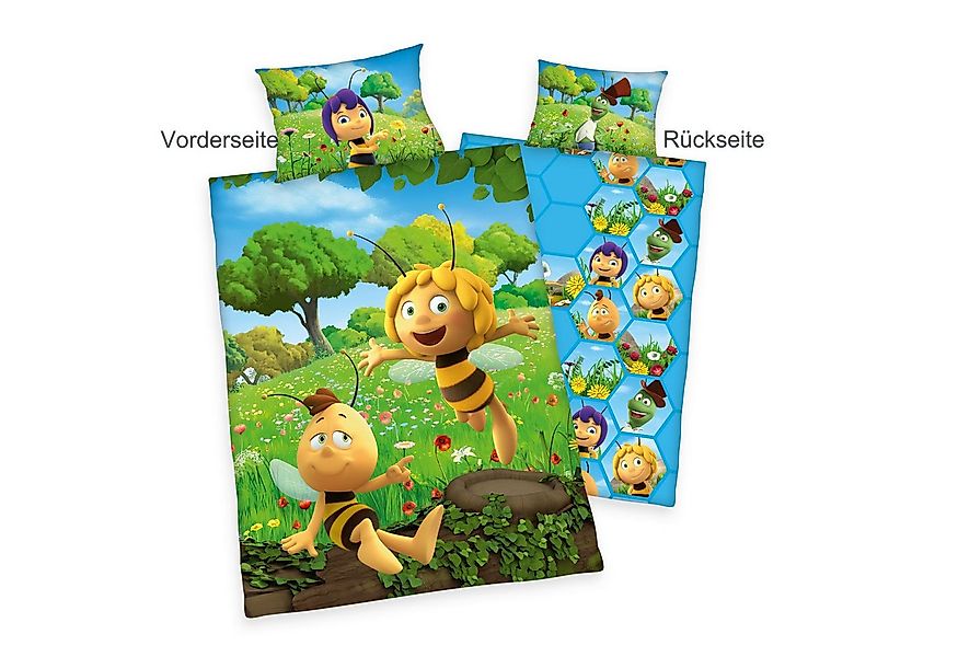 Herding Babybettwäsche Herding Biene Maja Baby Bettwäsche, 40 x 60 cm + 100 günstig online kaufen