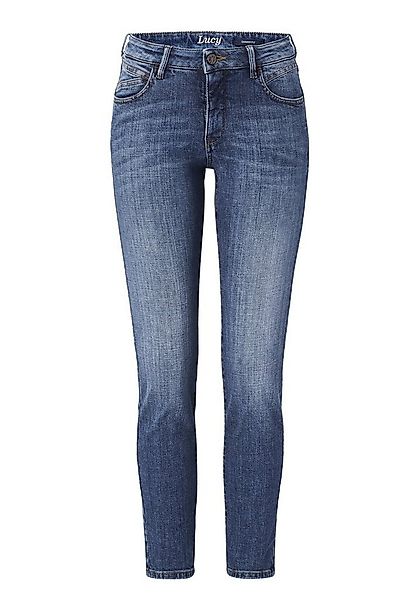 Paddock's Skinny-fit-Jeans LUCY Skinny-Fit Röhrenjeans mit Handwork & 3D Fa günstig online kaufen