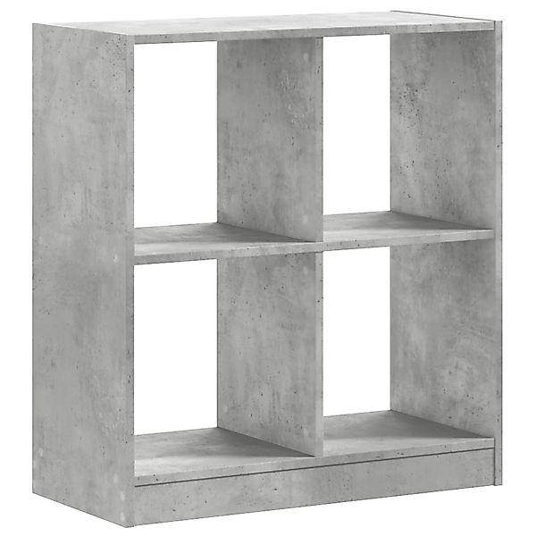 vidaXL Bücherregal Bücherregal Betongrau 68,5x32x75 cm günstig online kaufen