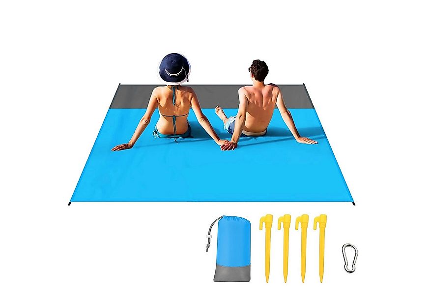 Picknickdecke Campingdecke,Strandmatte,Stranddecke Sandfrei,210 x 200 cm,Wa günstig online kaufen