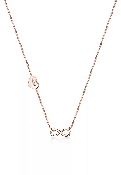 Elli Kette mit Anhänger "Herz Infinity Unendlichkeit Symbol 925 Silber" günstig online kaufen