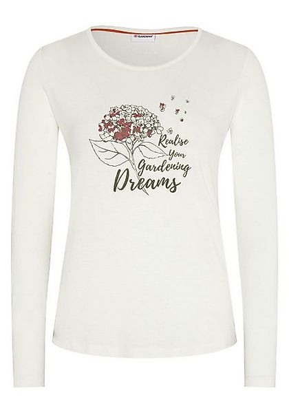 GARDENA T-Shirt mit Blumen-Motiv vorne (1, 1-tlg) günstig online kaufen