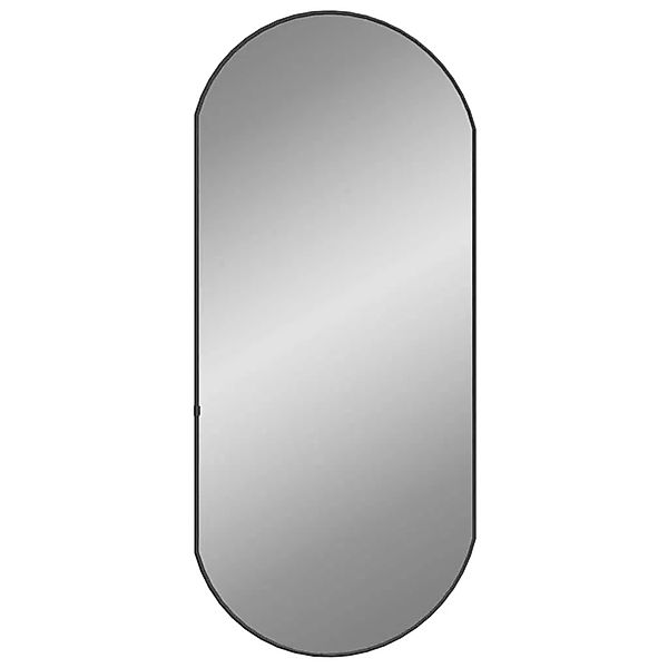 vidaXL Wandspiegel Schwarz 90x40 cm Oval 348207 günstig online kaufen
