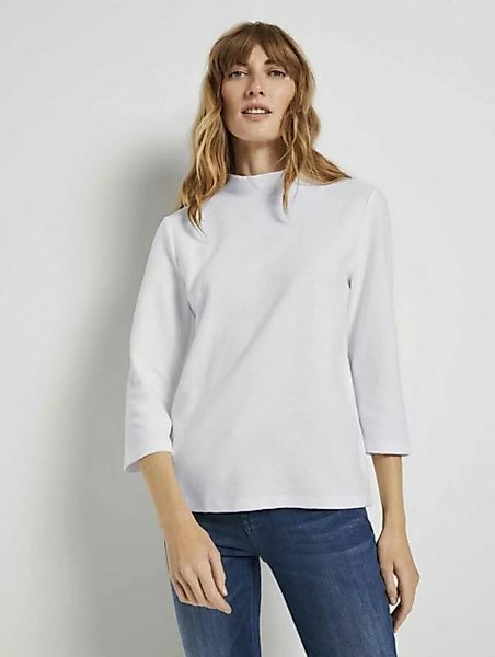 Tom Tailor Langarm T-shirt L Whisper White günstig online kaufen