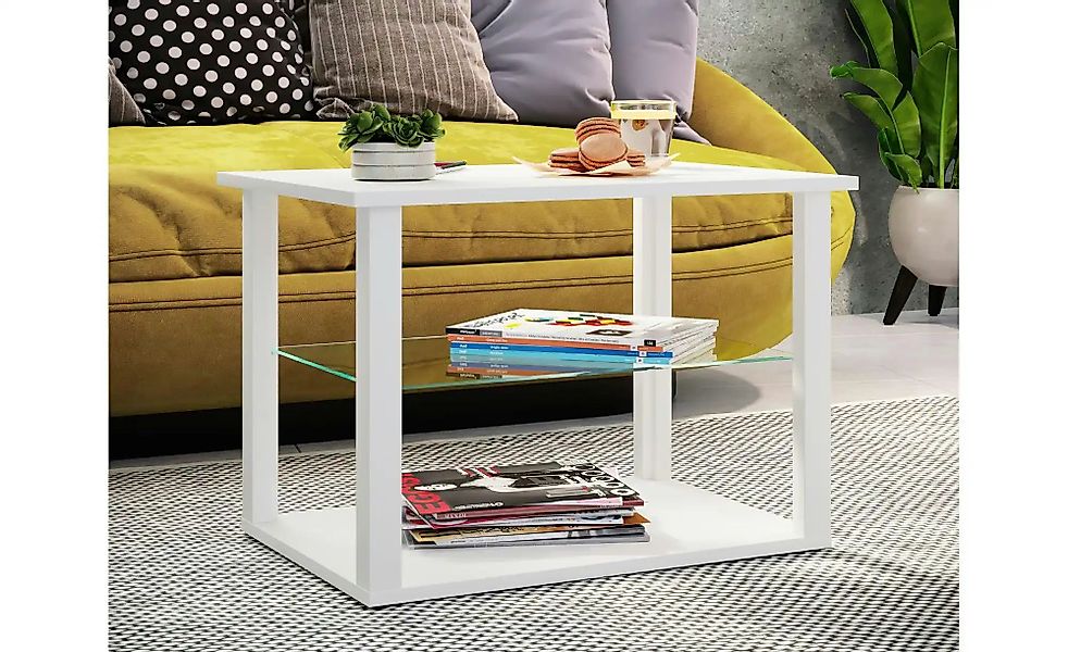 Couchtisch  Wanilo ¦ weiß ¦ Maße (cm): B: 65 H: 45 Tische > Couchtische > C günstig online kaufen