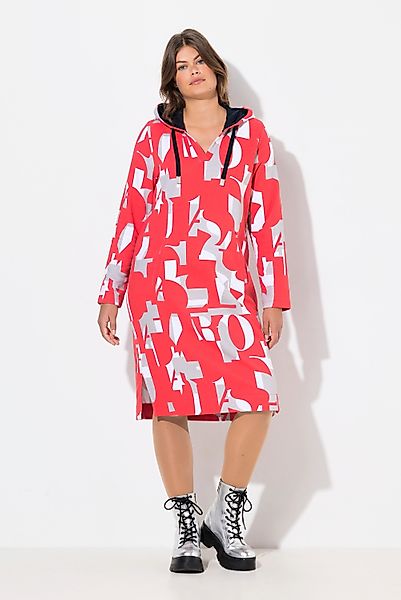 Laurasøn Midikleid Sweatkleid mit grafischen Druck günstig online kaufen