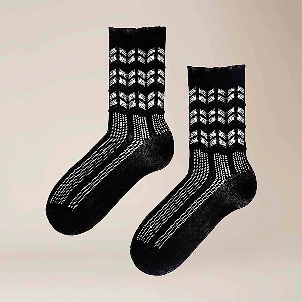 KUNERT Socken "Socke Romantic Ajour" günstig online kaufen