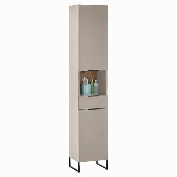 Bega Consult Hochschrank DENVER, 2 Türen, 1 Schublade, 1 Ablagefach, Beige, günstig online kaufen