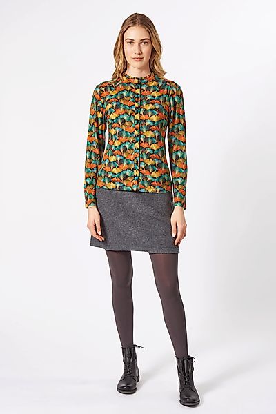 Himalaya Clothing Langarmbluse Damen Jerseybluse hochgeschlossen günstig online kaufen