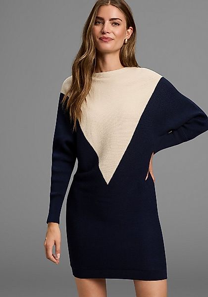 Laura Scott Strickkleid zweifarbig, aus weicher Baumwollmisch-Qualität - NE günstig online kaufen
