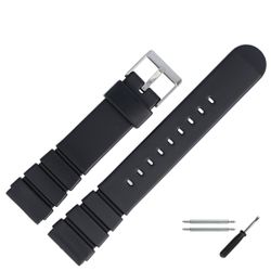 MARBURGER Uhrenarmband 28mm Leder Alligator Prägung günstig online kaufen