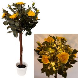 Kunstpflanze Rosenbaum mit LED-Beleuchtung - Künstliche günstig online kaufen