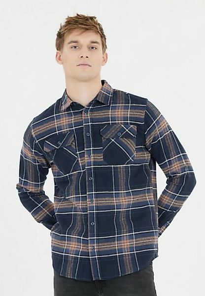 WHISTLER Flanellhemd Jamba M Flannel Shirt Dark Denim günstig online kaufen