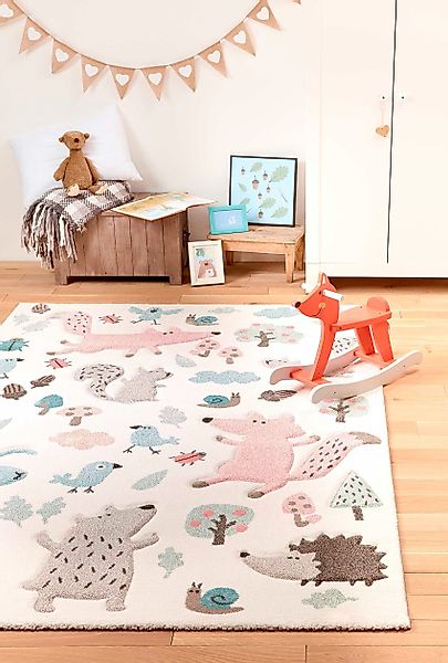 Sigikid Kinderteppich Forest, rechteckig, Höhe: 13 günstig online kaufen