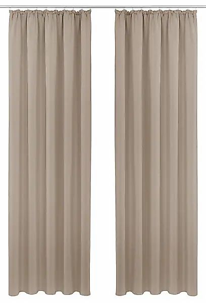 my home Gardine »SOLA« Kräuselband 1 Stk. tlg. Breite:130 cm, 1 Schal, einf günstig online kaufen