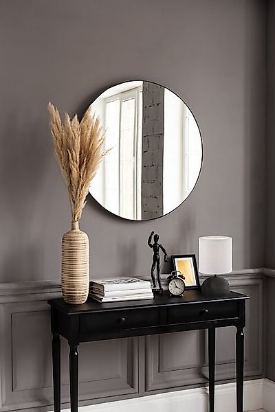 MIRRORS AND MORE Dekospiegel Mila (1-St), Wandspiegel, rund, Ø 50 cm, lacki günstig online kaufen
