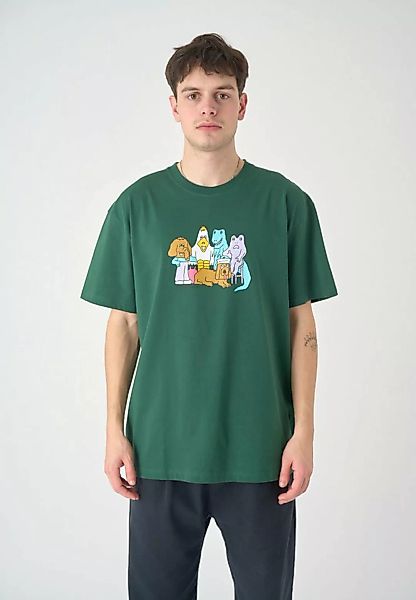 Cleptomanicx T-Shirt The Gang mit lustigem Frontprint günstig online kaufen