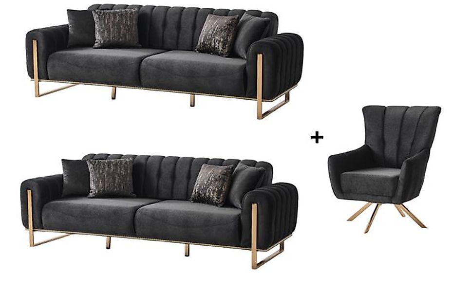 BENEDO MÖBEL Polstergarnitur Platin Sofa Verschiedene günstig online kaufen