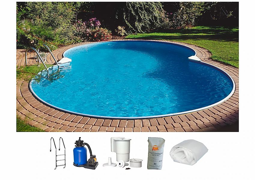 Clear Pool Achtformpool "TULUM" für den Volleinbau günstig online kaufen