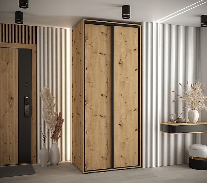 ABIKS MÖBEL Schwebetürenschrank Davos 1 Schlafzimmerschrank - Schiebetüren, günstig online kaufen