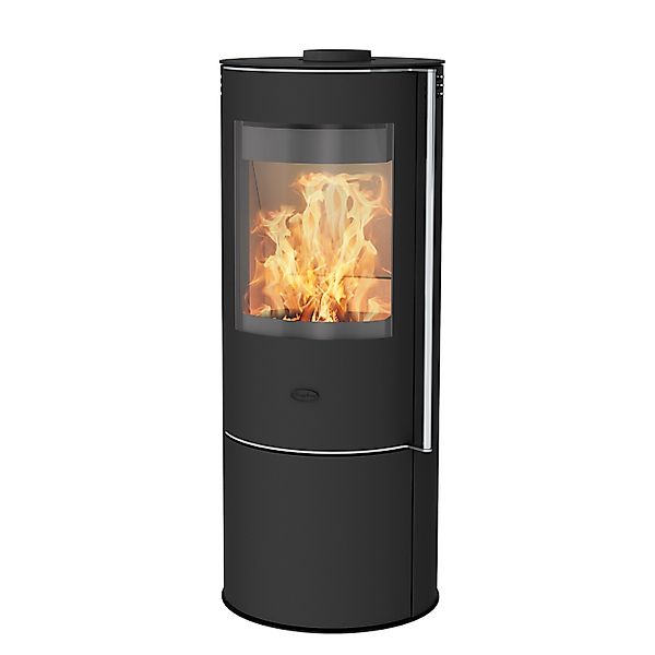 Fireplace Isola Kaminofen Stahl Schwarz 6 kW mit Automatik günstig online kaufen