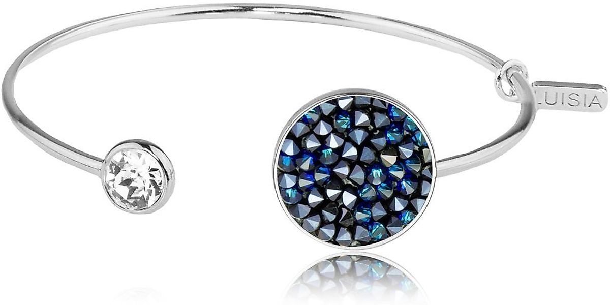 LUISIA® Armreif Einreihiger Armreif "Moonlight" mit Kristallen von Swarovsk günstig online kaufen
