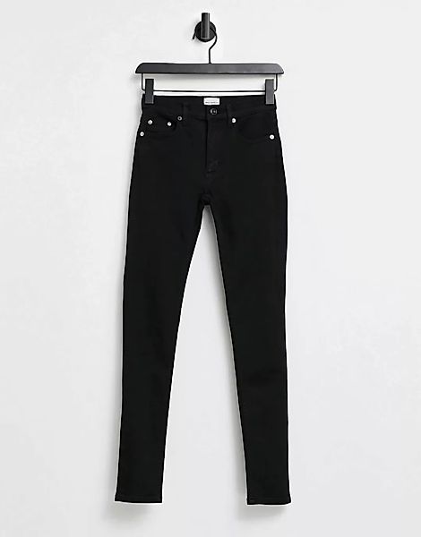 French Connection – Rebound – Eng geschnittene Jeans in Schwarz günstig online kaufen