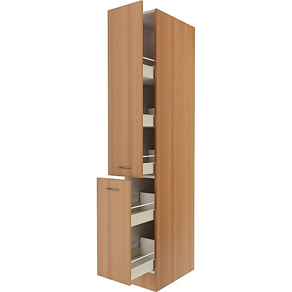 Flex-Well Classic Apothekerschrank Nano 200 cm x 30 cm x 57 cm Buche günstig online kaufen