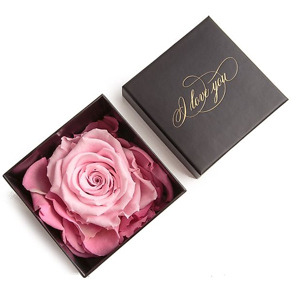 Kunstblume Infinity Rose Box I Love You Geschenk Idee Liebesbeweis Rose, RO günstig online kaufen