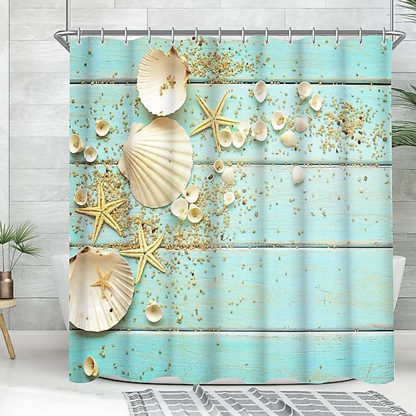 Lerores Duschvorhang Duschvorhang 240x180cm Schale Antischimmel günstig online kaufen