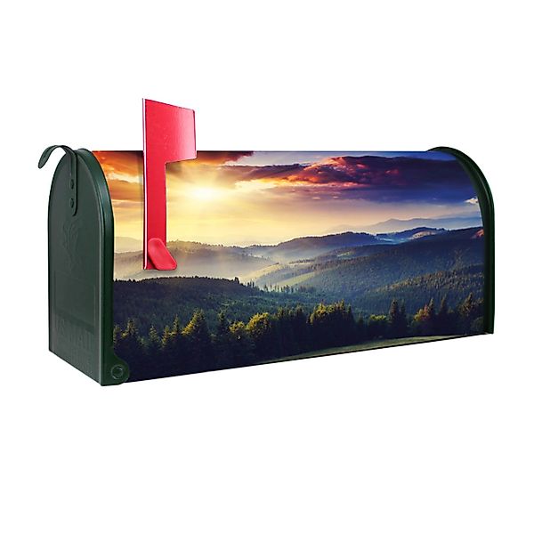 Banjado Amerikanischer Briefkasten Grün 48x22x16cm US Mailbox Letterbox Pos günstig online kaufen