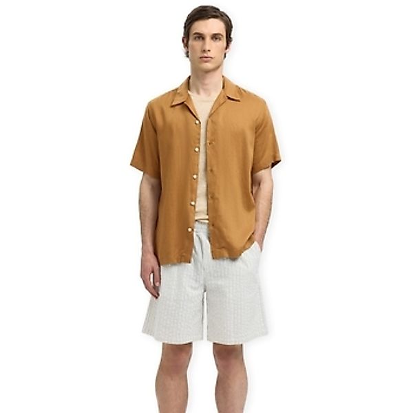 Selected  Kurzarm Hemdbluse Regnoa Mix Shirt S/S - Chipmunk günstig online kaufen