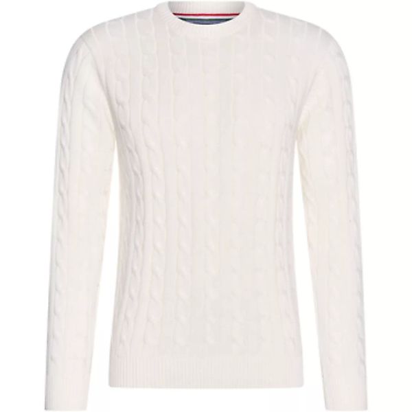 Cappuccino Italia  Sweatshirt Cable Pullover Wit günstig online kaufen