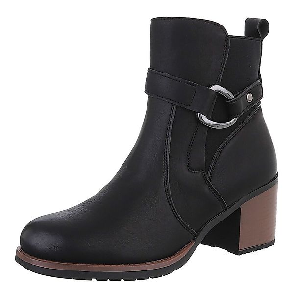 Ital-Design Damen Freizeit Stiefelette (87740225) Blockabsatz günstig online kaufen