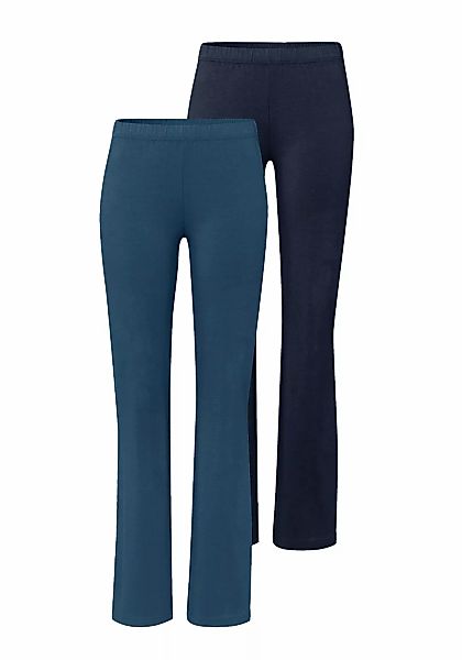 Vivance active Jazzpants, (2er-Pack), mit leicht ausgestelltem Bein, Lounge günstig online kaufen