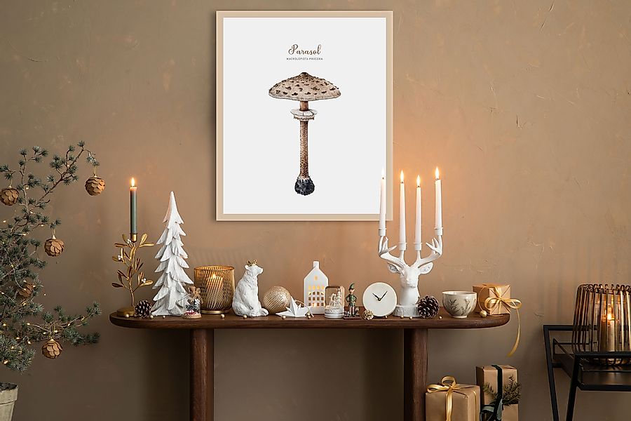 queence Bild mit Rahmen »Pilz«, Jahreszeiten-Pilze-Weihnachten, (1 St.), Pr günstig online kaufen