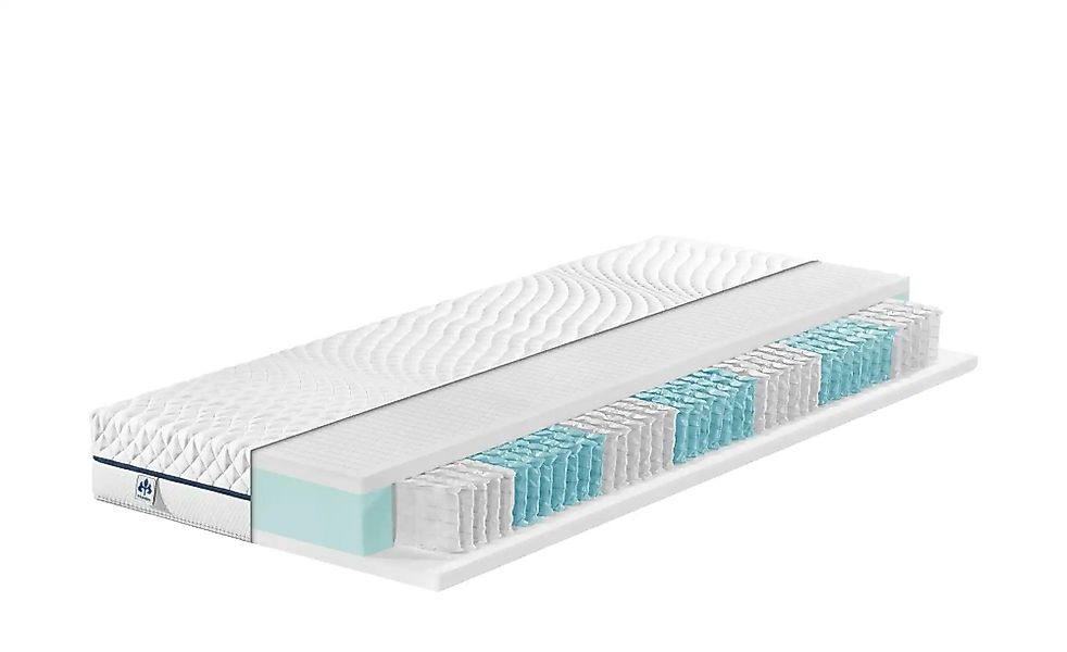7-Zonen-Tonnentaschenfederkernmatratze  Cuba 22 TTFK ¦ weiß ¦ Maße (cm): B: günstig online kaufen