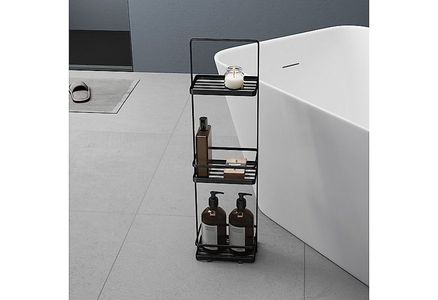 Mai & Mai Badregal Duschregal Standregal 3-stöckige aus Metall Bodenstehend günstig online kaufen