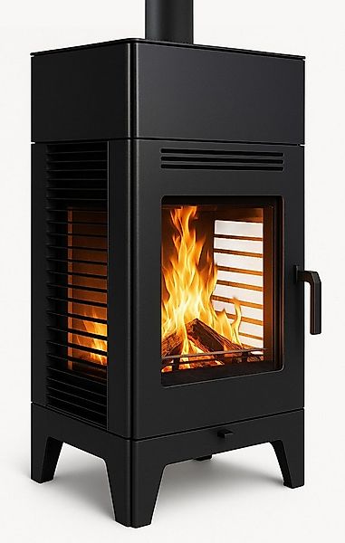 ECOfoxx Kaminofen Premium-Kaminofen Modell 1W60 - Dreischeiben, 6.0 kW günstig online kaufen