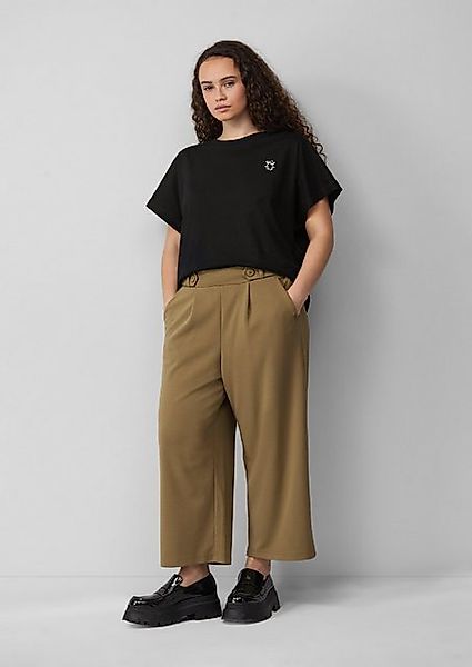 QS Stoffhose Culotte aus Interlockjersey günstig online kaufen