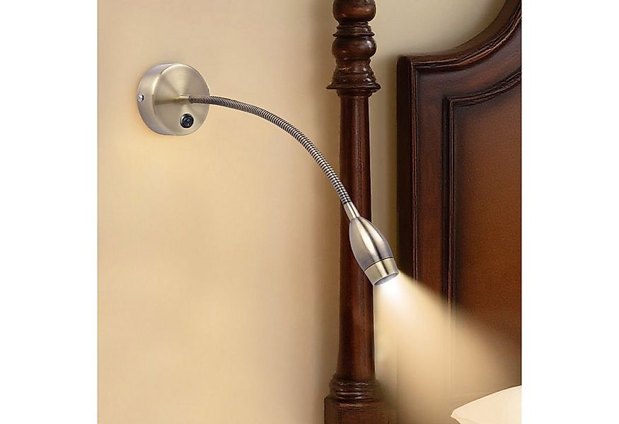 Nettlife LED Wandleuchte Leselampe mit Schalter 2er Innen Leseleuchte Bettl günstig online kaufen