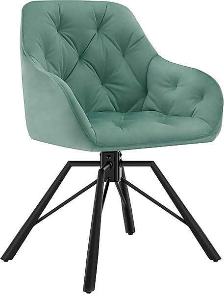 Woltu 4-Fußstuhl (1 St), drehbar, Esszimmerstuhl günstig online kaufen
