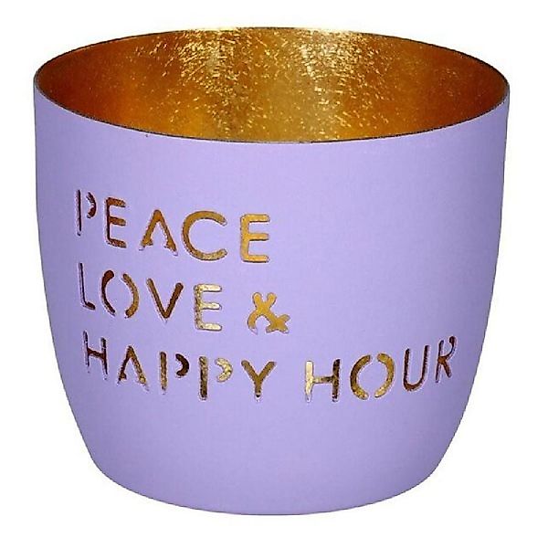 Giftcompany Kerzenhalter Windlicht Madras Peace, Love, günstig online kaufen